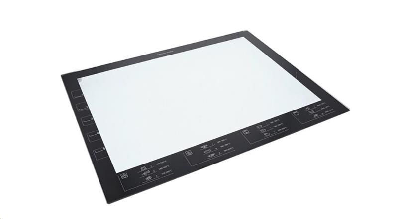 Glas,silketrykk,504mm x 397mm
