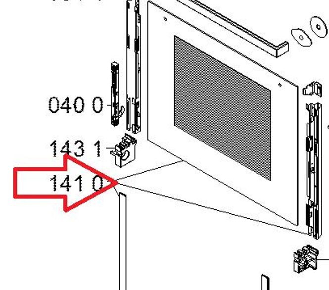 Hovedbilde C00447162 Oven door outer assy