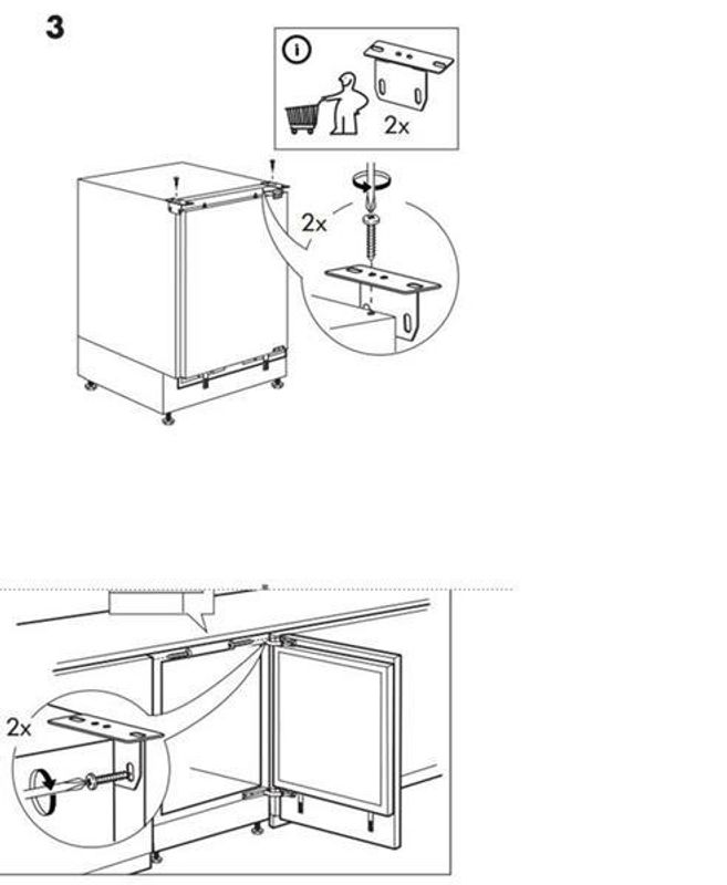 KIT FIXING BRACKET 2PZ (481240468065)