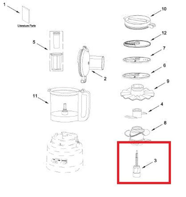 Hovedbilde KitchenAid drivadapter 2,1 liter – W11239490 / ...