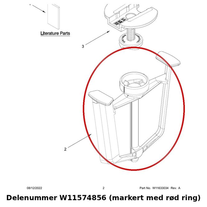 Hovedbilde KitchenAid W11574856 – Røreblad iskrem 5KSMICM